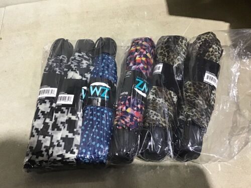 Case of (24) Weather Zone Umbrellas, Various Designs  - Lot 342