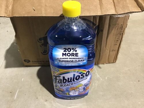 Case of (6) Fabuloso All Purpose Cleaner Concentrate with Bleach Alternative, Spring Fresh - Lot 151