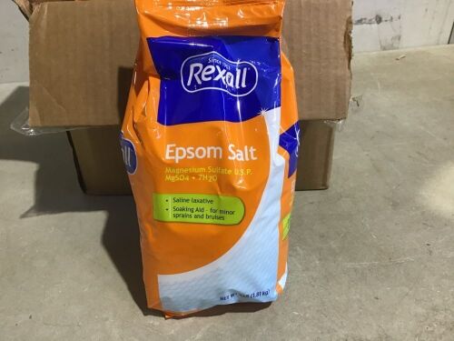 Case of (6) Rexall Epsom Salt  - Lot 937