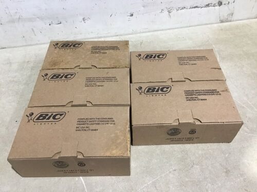 Lot of (5) Cases of Bic 2 Pack Lighters  - Lot 189