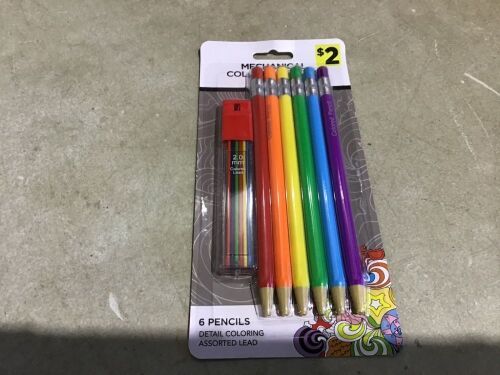 Case of (12) Mechanical Colored Pencil Sets - Lot 706