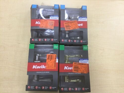 Lot of (4) Kwikset Door Handles  - Lot 369