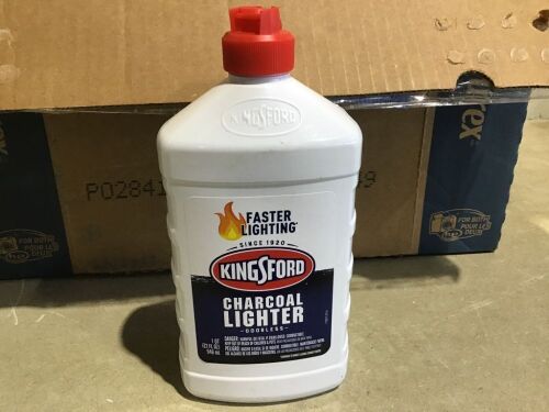 Lot of (13) Kingsford 32oz Odorless Charcoal Lighter Fluid Bottle - Lot 358