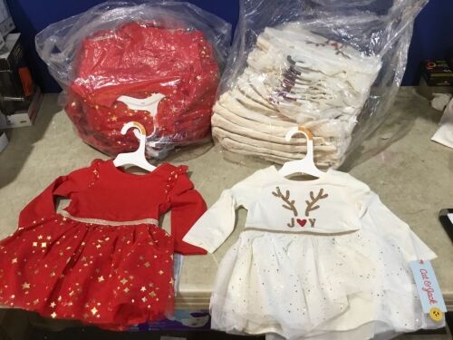 Case of (40) Cat & Jack Toddler Holiday Dresses  - Lot 657