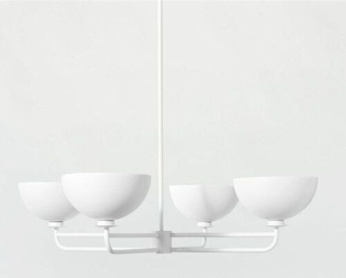 Threshold White Dome Chandelier  - Lot 385