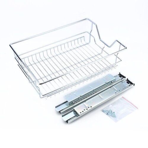 Kitchen Sliding Pull Out Storage Basket for Cabinets  - Lot 875