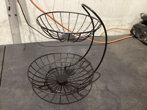2 Tier Fruit Basket  - Lot 953