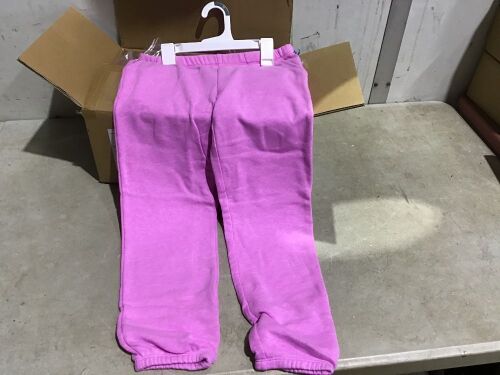 Case of (6) Magenta Pink Kid's Joggers, M - Lot 1113