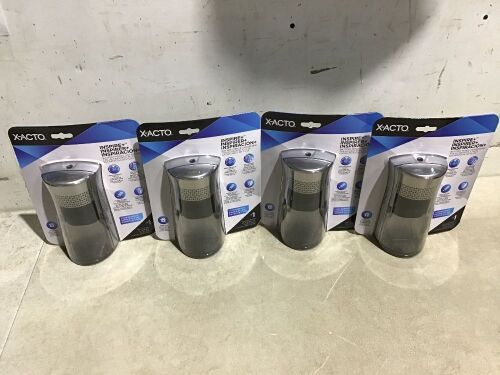 Case of (4) X-Acto Inspire+ Battery Powered Pencil Sharpener - Lot 202