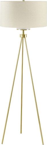 INK+IVY Pacific Tripod Floor Lamp, Gold  - Lot 298