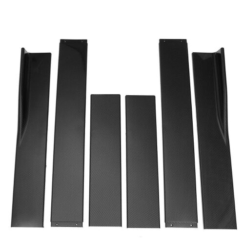 Carbon Fiber Side Skirts Rocker Panel Bottom Line For Nissan 350Z 370Z 2008-2022 - Lot 621