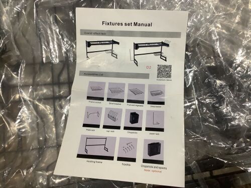Stainless Steel Over Sink Dish Draining Rack  - Lot 761