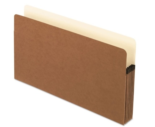 5 Boxes Pendaflex Smart Shield File Pocket, 5.25" Expansion, Legal Size, 10/Box - Lot 192