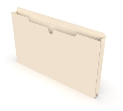 Staples File Jackets, 1.5" Expansion, Legal Size, Manila, 50/Box - Lot 395