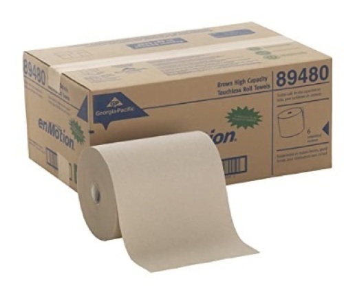 Georgia Pacific Professional High Capacity Roll Towel, Brown, 10" x 800ft, 6 Rolls - Lot 249
