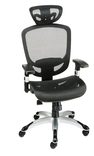 Union & Scale™ FlexFit™ Hyken Mesh Task Chair, Black - Lot 204