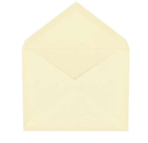 Staples Gummed Invitation Envelope, 5 3/4" x 4 3/8", Ivory, 250/Box - Lot 423