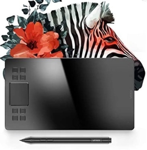 VEIKK A50 Graphics Tablet with Battery-Free Passive Pen Support  - Lot 370