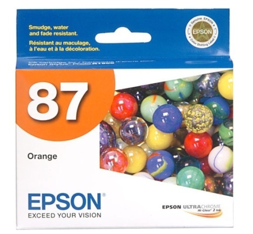 Epson 87 Orange Ink Cartridge - Lot 375