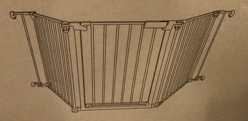 Tokkidas Baby Safety Gate, White - Lot 403