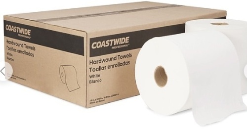 Baseline Hardwound Towel, 800'/Roll, Natural, 6 Rolls - Lot 235