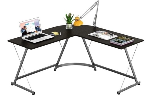 SHW L-Shape Corner Desk - Lot 256