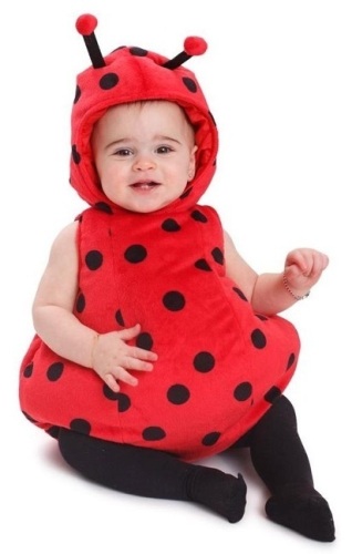 Dress Up America Ladybug Costume, 12-24 Months, No Leggings - Lot 41