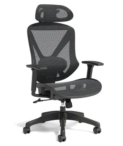 Union & Scale FlexFit Dexley Mesh Task Chair, Black - Lot 91