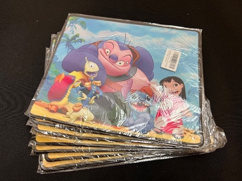 Lot of (7) Lilo & Stitch Mouse Pads - Lot 127