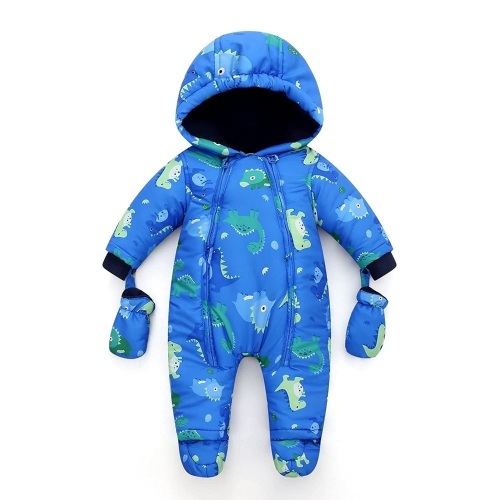 Baby Winter Hooded Romper, Size 18M - Lot 139