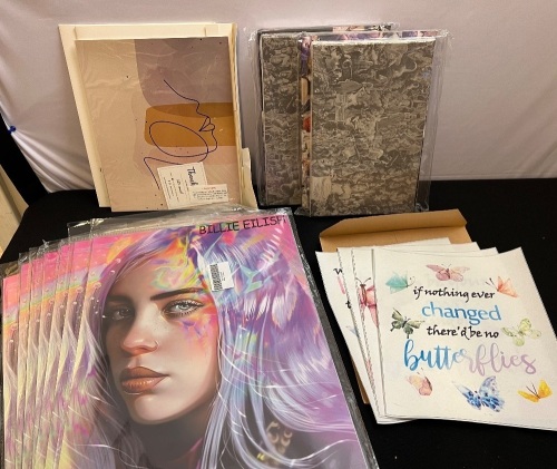 Bundle of Posters, Wall Art Prints & 2 Journal Kits - Lot 142