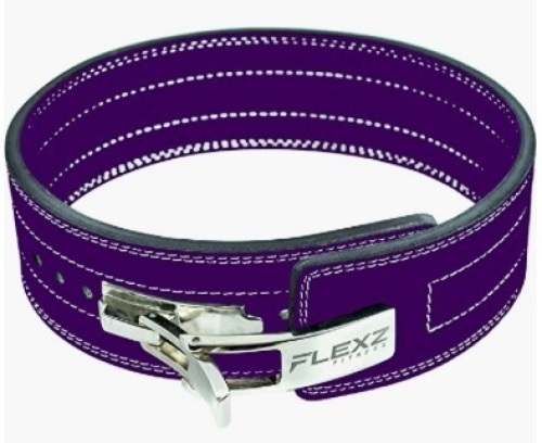 Flexz Fitness Lever Weight Lifting Leather Belt, Appears to be a XS/S - Lot 152