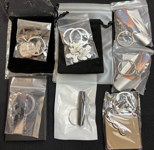 Bundle of Misc. Keychains - Lot 240