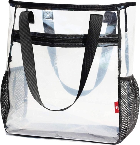 Lot of (6) Large Clear Tote Bag - Lot 396