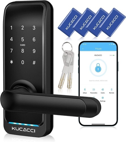 Kucacci Keyless Entry Smart Lever Doorknob - Lot 483