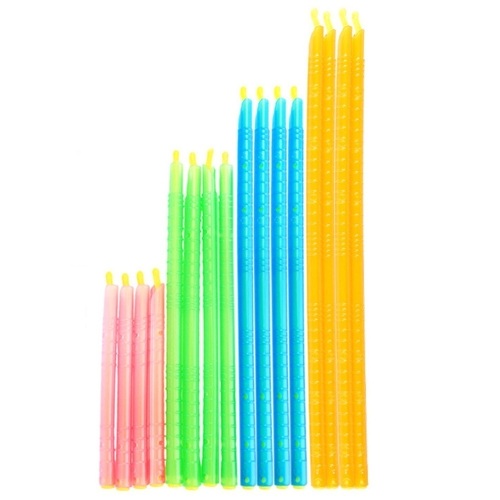 Lot of (2) Plastic Bag Sealing Sticks, 4 Sizes, 16 Clips - Lot 650
