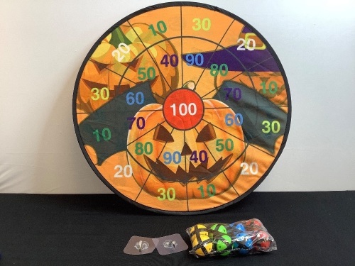 Halloween Soft Dart Board - Lot 665