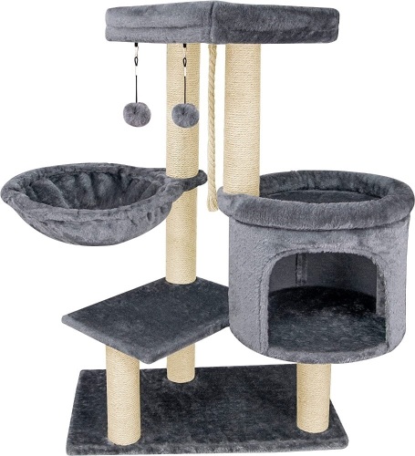 Youpet Cat Tree with Condo Hammock - Lot 154