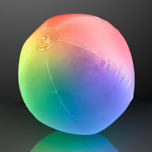 Lot of (2) Light Up LED Beach Ball with Remote - Lot 287