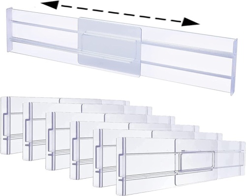 Set of (6) Adjustable Drawer Dividers - Lot 480