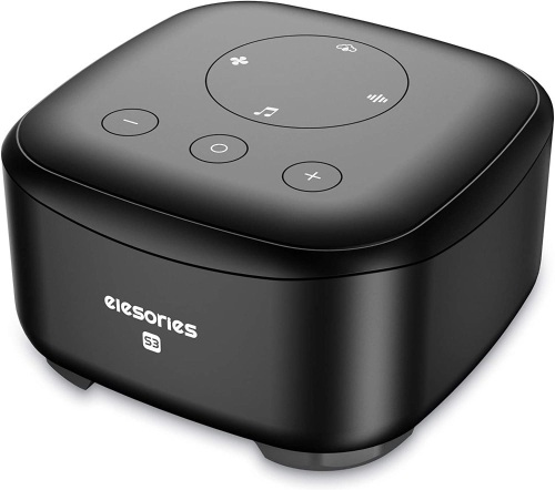 elesories Portable Compact White Noise Machine, Black - Lot 408