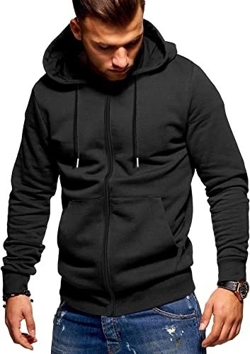 Coofandy Men's Full Zip Hoody Sweatshirt and Men's Workout Pants - Lot 450
