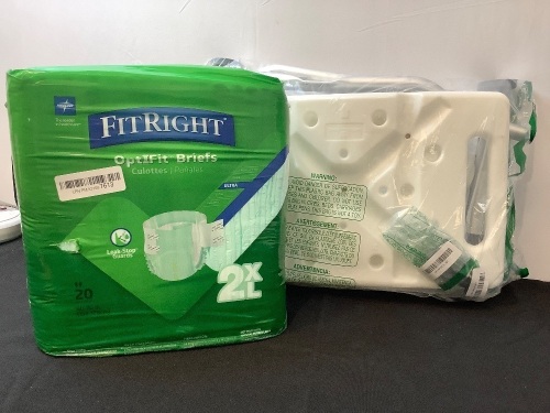 Shower Chair & Adult Underwear, 2XL 20pk - Lot 446