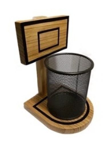 Mini Desktop Basketball Trashcan - Lot 260