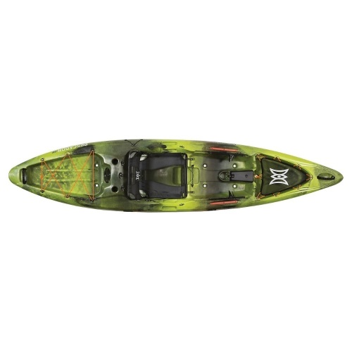 Perception Pescador Pro 12.0 12 ft Fishing Kayak. NEw with Damage. SEE PICTURES. The Nose is bent, and there is a very small crack. - Lot 8