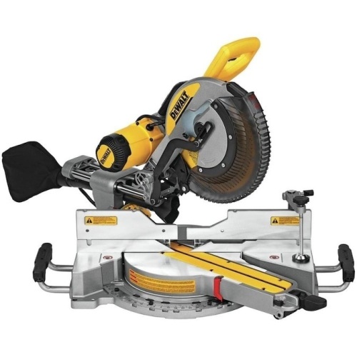 DeWalt 12-in 15-Amp Dual Bevel Sliding Compound Corded Miter Saw. NEW - Lot 9