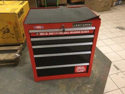 Craftsman 2000 Series 26.5-in W x 34-in H 5-Drawer Steel Rolling Tool Cabinet - Lot 11