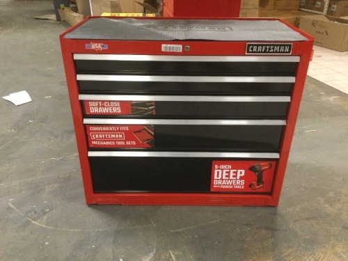 Craftsman 37" 5-Drawer Tool Cabinet with Soft-Close Drawers - Lot 12
