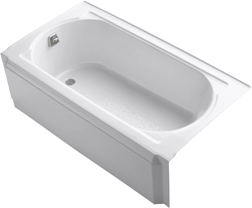 Kohler Cast Iron K-721-0 Memoirs 5-Foot Bath, White. 60" x 32" x 17-7/16", Left Outlet. Appears New. $1,593 Retail Value - Lot 14