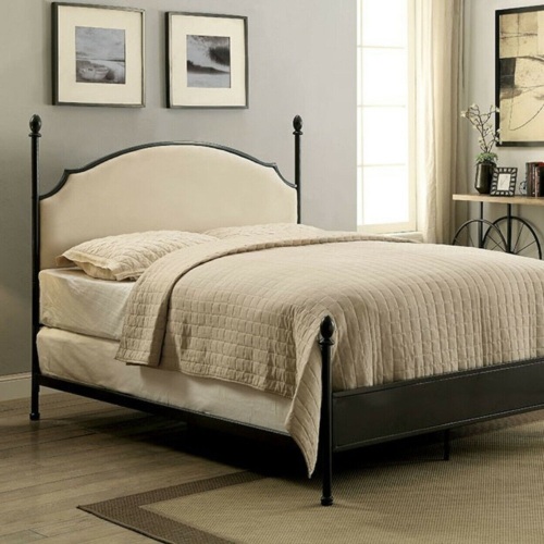 Furniture of America Sinead California King Poster Bed. Appears New. FRAME ONLY - Lot 27
